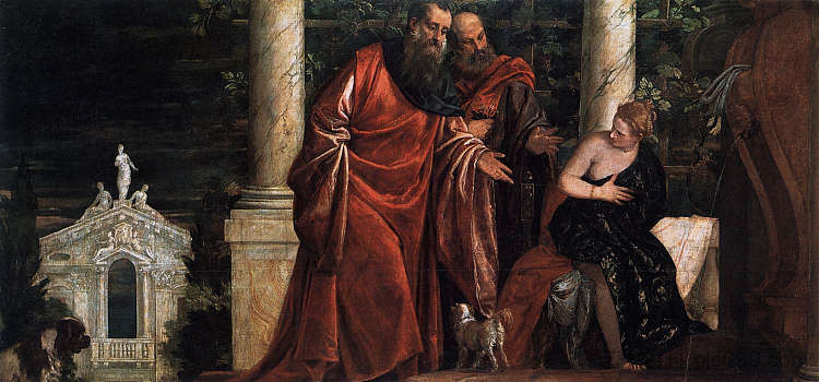 苏珊娜和长老 Susanna and the Elders (1585 - 1588),保罗·委罗内塞