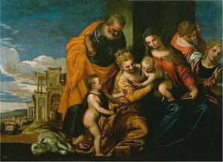 圣凯瑟琳的婚姻 The Marriage of Saint Catherine (c.1562 – c.1569)，保罗·委罗内塞