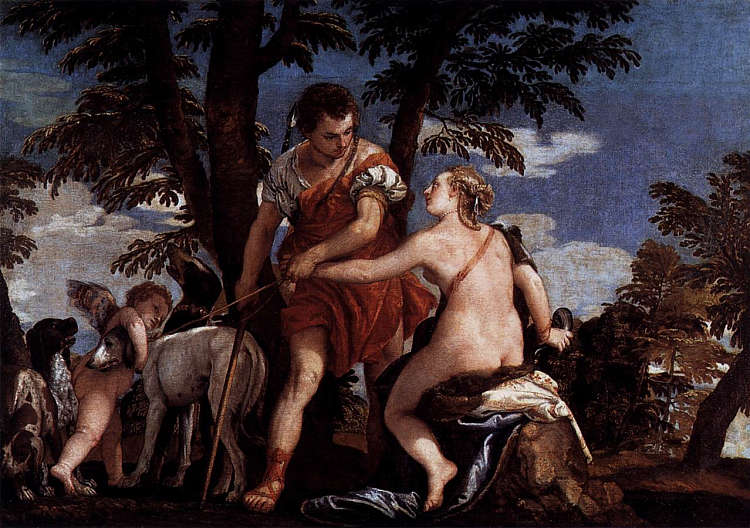 维纳斯和阿多尼斯 Venus and Adonis (c.1562),保罗·委罗内塞
