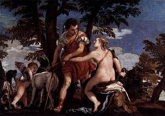 维纳斯和阿多尼斯 Venus and Adonis (c.1562)，保罗·委罗内塞