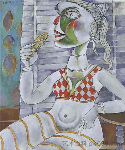 吃布塔的女人 Woman eating bhutta (2000)，帕里托什森