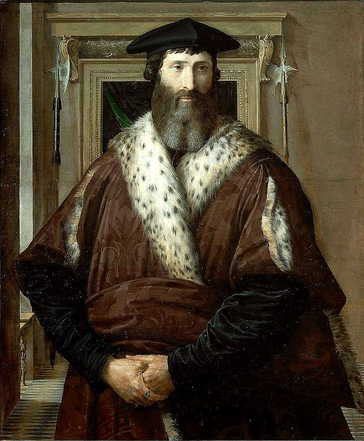 马拉泰斯塔·巴廖尼 Malatesta Baglioni (c.1537)，帕米贾尼诺