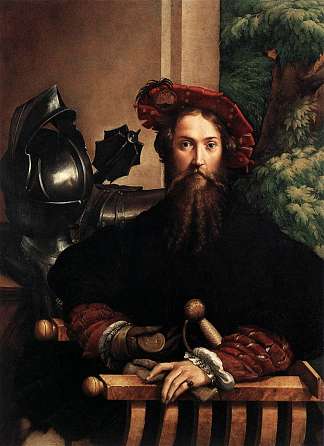 吉安·加莱亚佐·桑维塔莱的肖像 Portrait of Gian Galeazzo Sanvitale (1529)，帕米贾尼诺