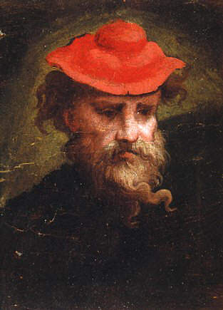 自画像 Self Portrait (1540)，帕米贾尼诺