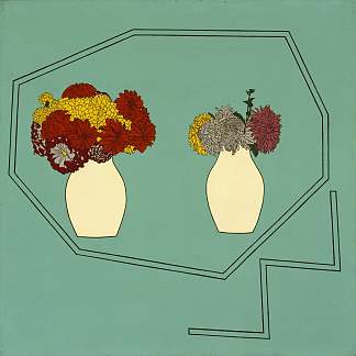 花瓶 Vases of Flowers (1962)，帕特里克·考尔菲尔德