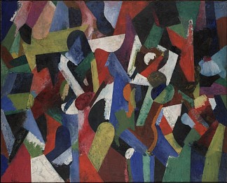 组成五 Composition V (1916)，帕特里克·亨利·布鲁斯