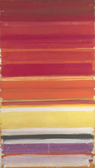 横条纹绘画：1957年11月-1958年1月 Horizontal Stripe Painting: November 1957 – January 1958 (1957 – 1958)，帕特里克·赫伦