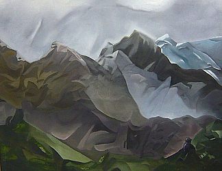 山地景观 Paysage de montagne，保罗阿克曼