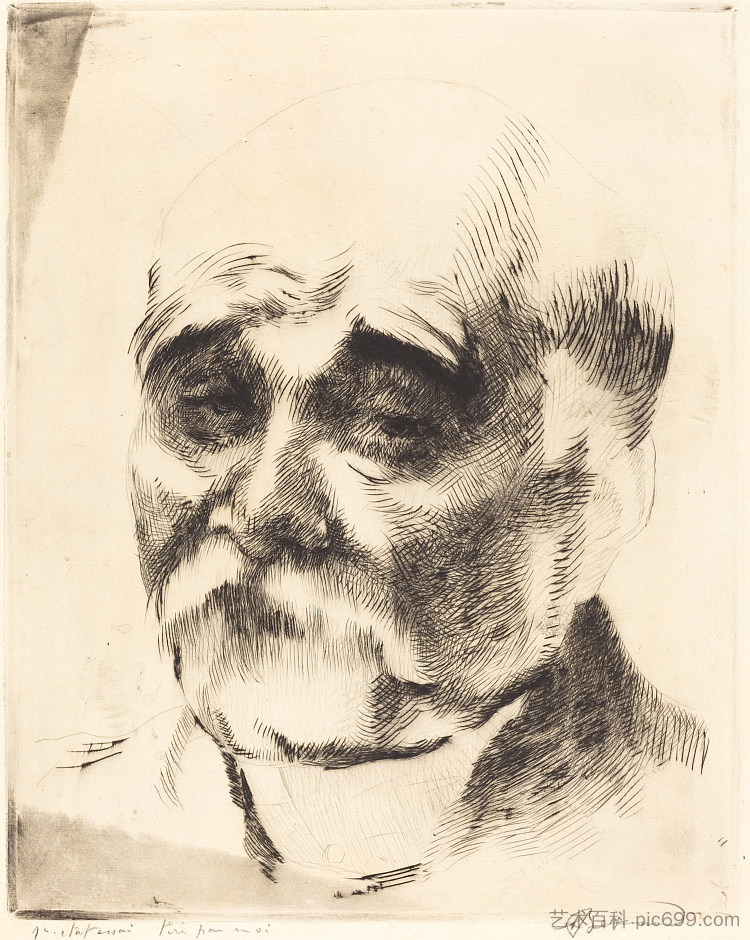 乔治·克列孟梭 Georges Clemenceau (1917),保罗-阿尔伯特·贝斯纳德