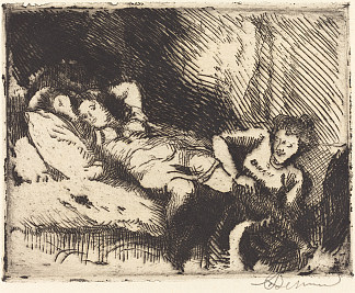 上床睡觉 Going to Bed (1913)，保罗-阿尔伯特·贝斯纳德