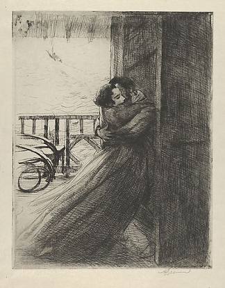 爱 Love (c.1886; France                     )，保罗-阿尔伯特·贝斯纳德