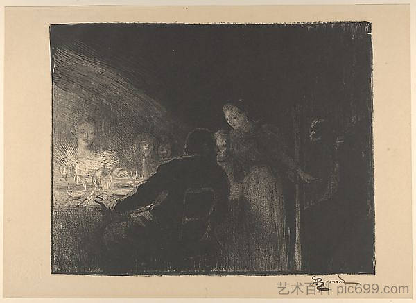 访客 The Visitor (1893; France ),保罗-阿尔伯特·贝斯纳德
