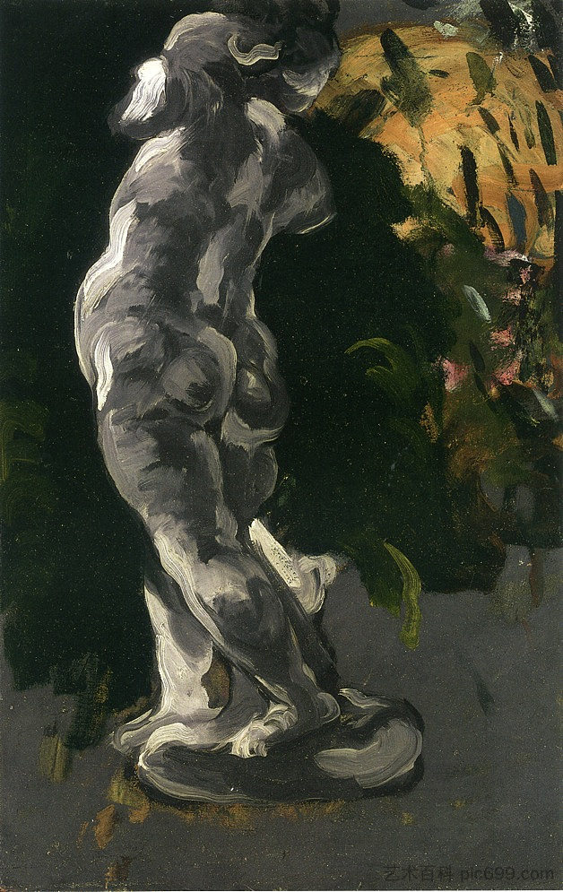石膏的爱情 Amour in Plaster (c.1867),保罗·塞尚