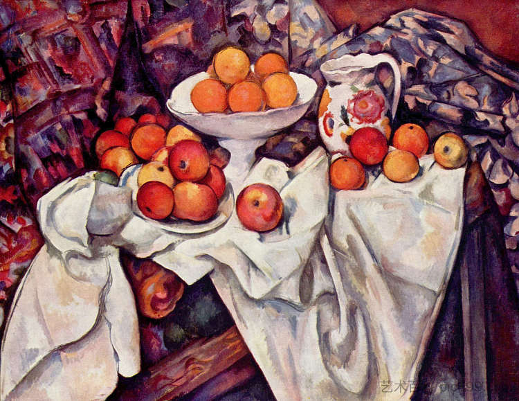 苹果和橙子 Apples and Oranges (c.1900),保罗·塞尚