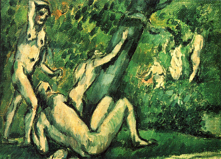 泳 客 Bathers (1877),保罗·塞尚