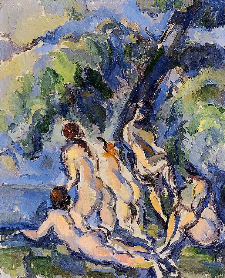 泳 客 Bathers (1906)，保罗·塞尚