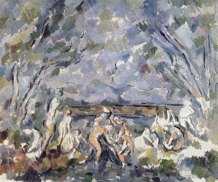 泳 客 Bathers (c.1904),保罗·塞尚