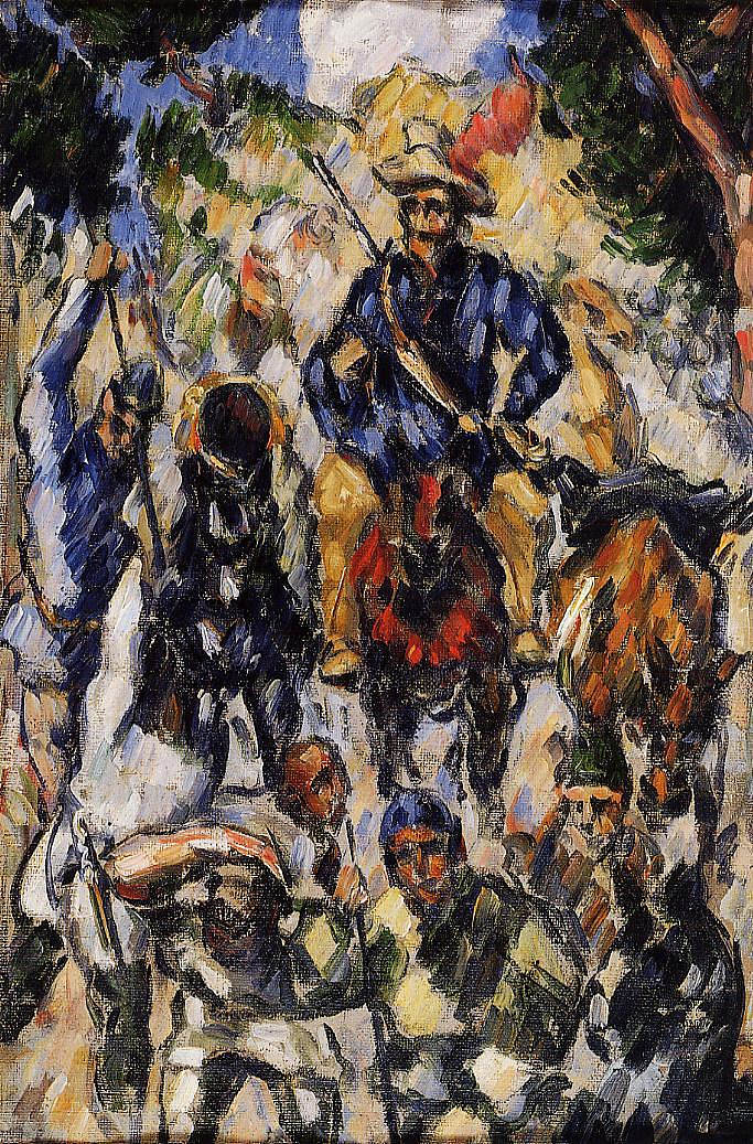 堂吉诃德《从后面看》 Don Quixote, View from the Back (c.1875),保罗·塞尚