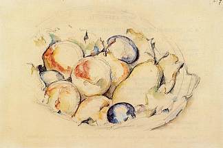 水果 Fruits (c.1885)，保罗·塞尚