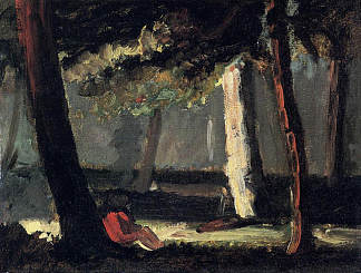路边的纪尧民 Guillaumin by the Road (1866)，保罗·塞尚