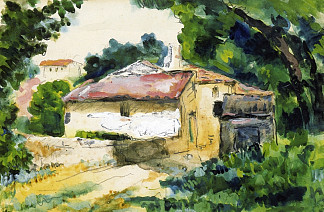 普罗旺斯的房子 House in Provence (1867)，保罗·塞尚