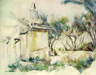 乔丹小屋 Jourdan’s Cottage (1906)，保罗·塞尚