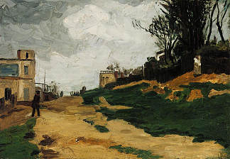 景观 Landscape (1867)，保罗·塞尚