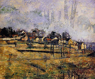 景观 Landscape (1881)，保罗·塞尚