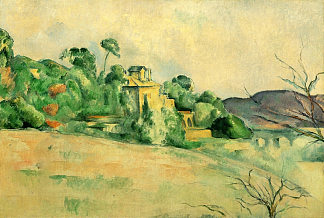 正午的风景 Landscape at Midday (1887)，保罗·塞尚