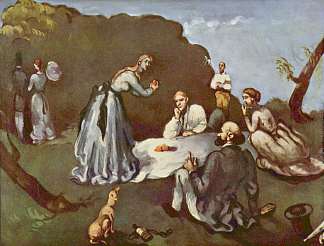 草地上的午餐 Luncheon on the Grass (1869)，保罗·塞尚