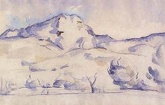 圣维克多山 Mont Sainte-Victoire (1887)，保罗·塞尚