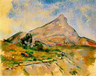 圣维克多山 Mont Sainte-Victoire (1898)，保罗·塞尚