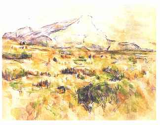 圣维克多山 Mont Sainte-Victoire (1902)，保罗·塞尚