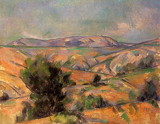 从加尔丹看圣维克多山 Mount Sainte-Victoire Seen from Gardanne (1886)，保罗·塞尚