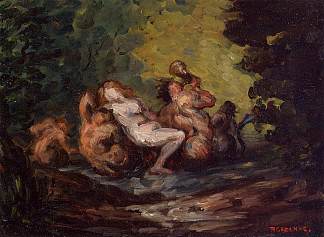 Neried和triton Neried and Tritons (1867)，保罗·塞尚