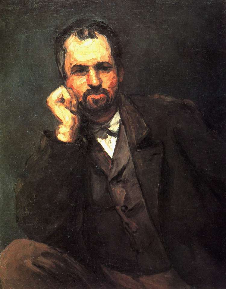 一个人的画像 Portrait of a Man (c.1866)，保罗·塞尚