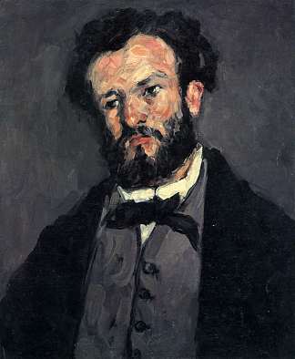 安东尼·瓦拉布雷格的肖像 Portrait of Anthony Valabregue (c.1870)，保罗·塞尚