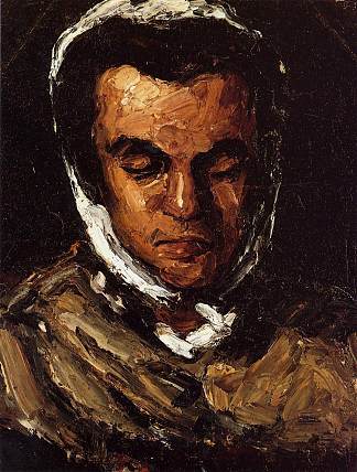 玛丽·塞尚的肖像，艺术家的妹妹 Portrait of Marie Cezanne, the Artist’s Sister (1867)，保罗·塞尚