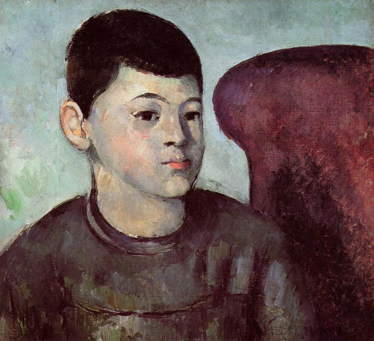 艺术家儿子的肖像 Portrait of the Artist's Son (1885)，保罗·塞尚