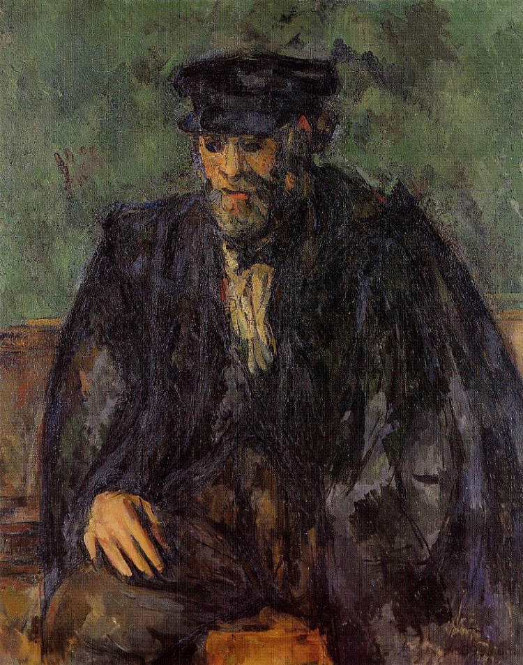 园丁瓦利尔的肖像 Portrait of the Gardener Vallier (c.1906)，保罗·塞尚