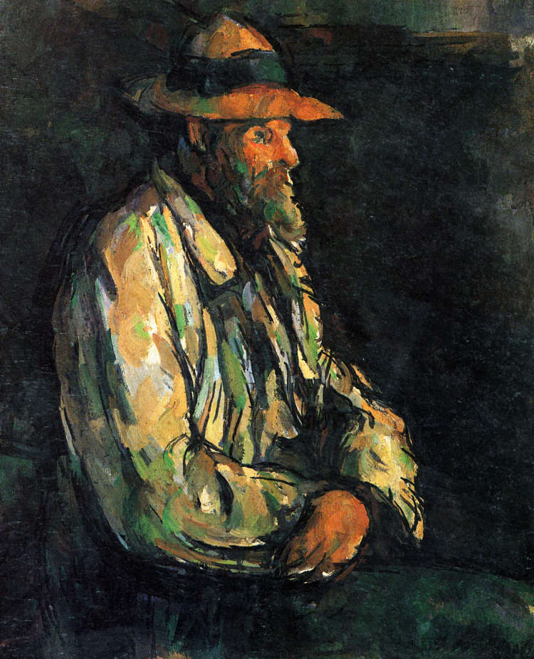 瓦利耶的肖像 Portrait of Vallier (1906),保罗·塞尚