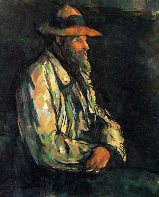瓦利耶的肖像 Portrait of Vallier (1906)，保罗·塞尚