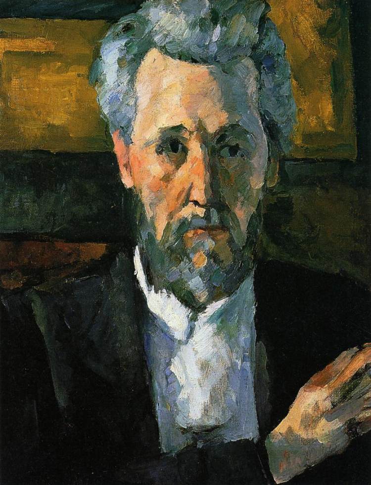 维克多·乔凯的肖像 Portrait of Victor Chocquet (1877)，保罗·塞尚