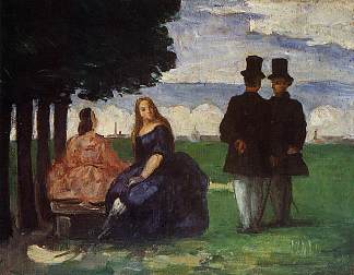 Promenade Promenade (1866)，保罗·塞尚