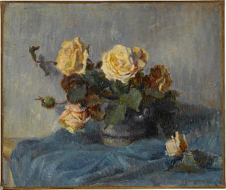Rose Bouquet Rose Bouquet (1884)，保罗·塞尚