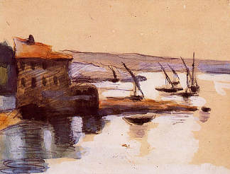 Seascape Seascape (1864)，保罗·塞尚