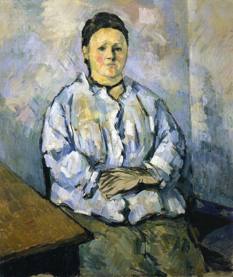 坐着的女人 Seated Woman (1879),保罗·塞尚