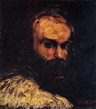 自画像 Self-Portrait (1866)，保罗·塞尚