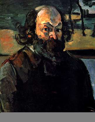 自画像 Self-portrait (1875)，保罗·塞尚