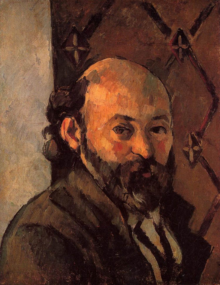 自画像 Self-Portrait (1880),保罗·塞尚